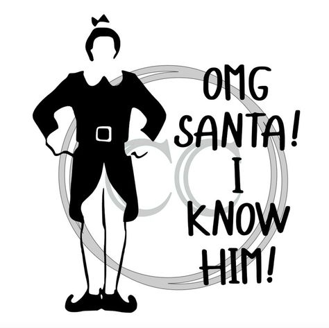 Omg Santa I Know Him, Santa I Know Him, Christmas Tote, Digital Drawings, Cricut Projects Vinyl, Cricut Vinyl, Vinyl Projects, Cricut Ideas, I Know