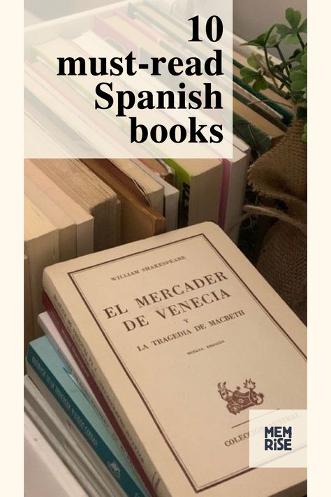 Spanish Literature, Spanish Books Aesthetic, Spanish Books For Beginners, Disturbing Books, Medieval Literature, Spanish Reading, Spanish Books, Best Novels, Happy Reading