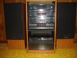 Kenwood Home Stereo System | Kenwood Spectrum 690 Rack Component Stereo System with Kenwood Cabinet Kenwood Hifi, Kenwood Audio, Audio Cabinet, Kenwood Stereo, Stereo Cabinet, Hi Fi System, Stereo Systems, Stereo System, Vintage Electronics