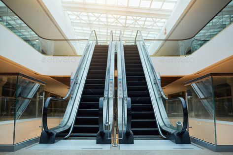 Escalator Aesthetic Video, Mall Stairs, Escalator Pics, Mall Escalator Aesthetic, Mall Escalator, Airport Escalator, Galleria Mall, Best Modern House Design, White Plains