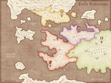 Inkarnate Maps, Kingdom Map, Fantasy Map Making, Fantasy Words, World Map Design, Map Making, Fantasy World Map, Fantasy Maps, Rpg Maps