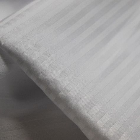 Swiss Stripe T-250 Sheets White Bed Sheets, Sleep Sanctuary, White Bed, Satin Sheets, White Sheets, Cotton Bedsheets, Striped Sheets, Belem, Make A Change