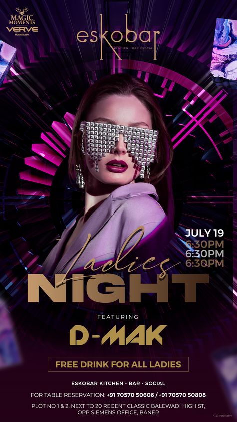 Clubbing Background, Ladies Night Poster, Glitz And Glamour Party, Ladies Night Flyer, Club Party Flyer, Dj Event, Dj Flyer, Glamour Party, Free Psd Flyer Templates