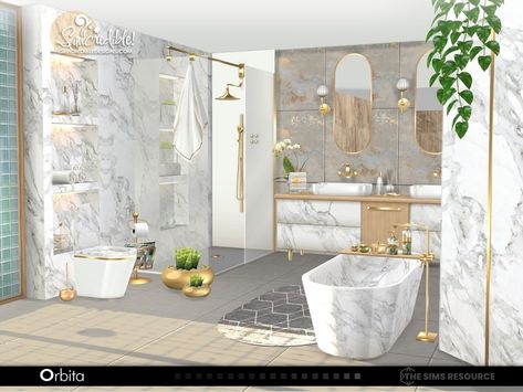 The Sims Resource - Orbita Decor [Patreon] Fake Walls, Sims Gameplay, Cc Sims4, App Home, Marble Furniture, Sims 4 Furniture, Marble Decor, Sims 4 Cc Furniture, Cc The Sims 4