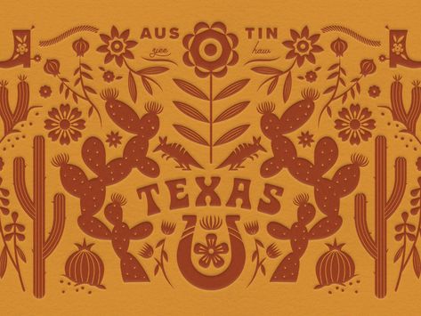 Mad Mex, Texas Illustration, Band Shirt Ideas, Taco Fest, Wine Label Ideas, Painted Arch, Desert Waves, Western Illustration, Collective Logo