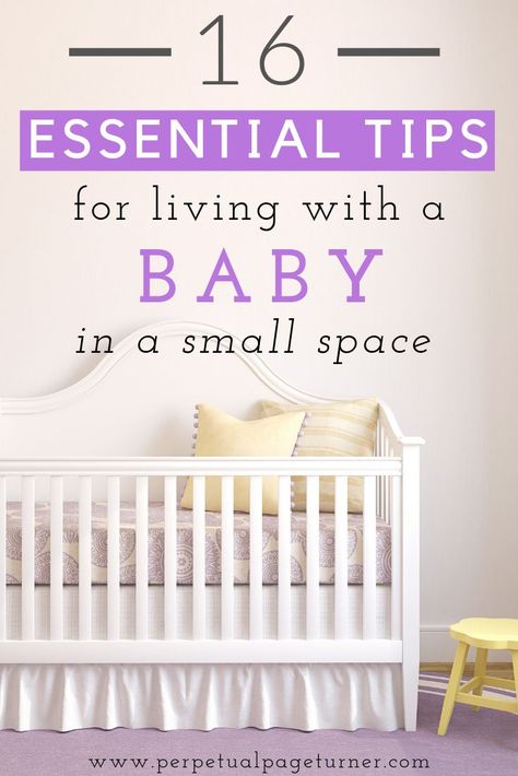 Are you expecting and wondering if you can do small space living with a baby? YOU CAN! Living with a baby in a one bedroom / small space is totally doable with these tips and hacks I picked up along the way! Lots of organization tips, storage solutions and other easy ideas to live comfortably with a new baby in a small apartment without a nursery! #baby #smallapartment #babytips Apartment Nursery, Small Space Baby, Small Space Nursery, Baby Storage, Small Nurseries, Space Nursery, Baby Sleep Problems, Baby Prep, Nursery Organization