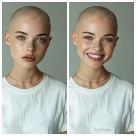 Women With Shaved Heads, Crew Cut Women, Bald Style, Bald Beauty, Short Back And Sides, Buzzcut Girl, Buzz Cut Women, Shaved Hair Women, Shaved Head Women