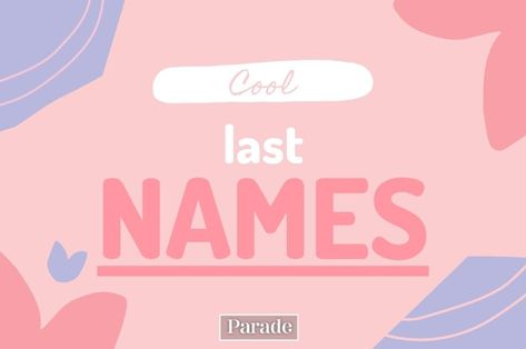 Unique Last Names For Characters, Good Last Names, Unique Surname, Last Name Ideas, Unique Surnames, Names For Characters, Last Names For Characters, Character Name Generator, Cool Last Names