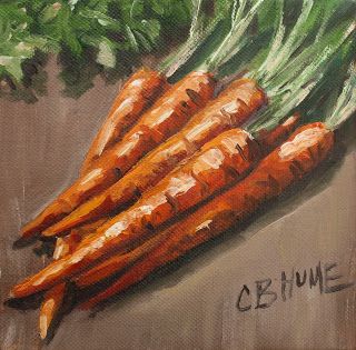 Paintings Of Vegetables Still Life, Carrot Still Life, Carrot Painting, Kitchen Painting Art, Paintings Wall Decor, Nature Paint, Vegetable Drawing, Painting 101, Fruit Art Print