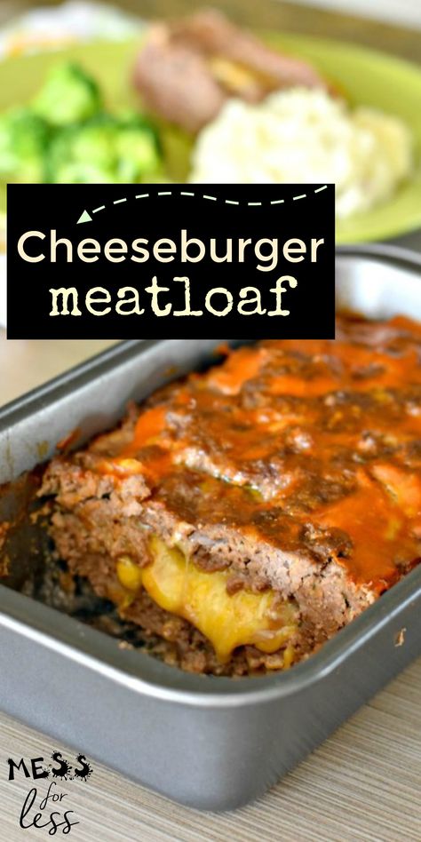 Easy Cheesy Meatloaf, Cheesy Meatloaf Recipes Easy, Cheddar Cheese Meatloaf, Hamburger And Sausage Meatloaf, Meatloaf With Velveeta Cheese, Keto Cheeseburger Meatloaf, Cheesy Bbq Meatloaf, Meatloaf Recipes With Cheese In It, Cheesey Meatloaf Recipes Easy