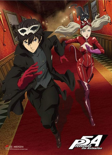 Panther Persona 5, Persona 5 The Animation, Brand Persona, Persona 5 Ann, Wall Scroll, Persona 5 Joker, Anime Wall, Cartoon Character Pictures, Animated Drawings