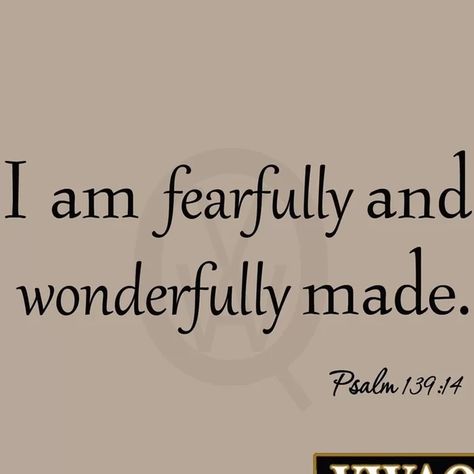 Bible Wall Decals, Fearfully Wonderfully Made, Fearfully And Wonderfully Made, Vinyl Wall Quotes, Wonderfully Made, Bible Verses Quotes Inspirational, Bible Quotes Prayer, Latest Trend, Bible Encouragement