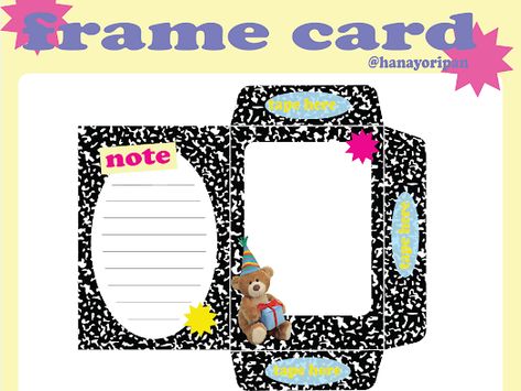 Card Holder Diy, Journal Prints, Binder Templates, Png Pack, Homemade Stickers, Kpop Diy, Paper Toys Template, Photo Card Template, Paper Craft Diy Projects