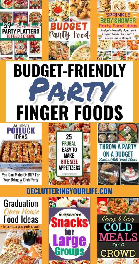 Cheap Apps For Party, Bulk Party Food Cheap, Easy Inexpensive Appetizers, Cheap Foods For A Crowd, Cheap Party Snacks Budget, Big Party Food Ideas Budget, Inexpensive Finger Foods For A Crowd, Aldi Finger Foods, Cold Party Appetizers