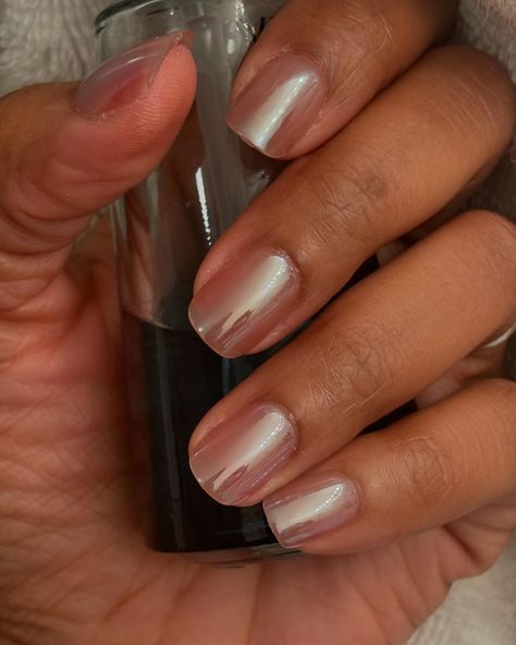 You cannot tell me these are NOT my real nails!! That’s it…That’s all!! @oliveandjune #gifted Design: Taupe Jelly Chrome Length: Extra Short Shape: Squoval #oliveandjune #fauxnails #pressons #starsaidso #chicagobeautyblogger Real Nails, Olive And June, Jelly Nails, Chrome Nails, Beauty Blogger, Tell Me, Jelly, Nails, Quick Saves