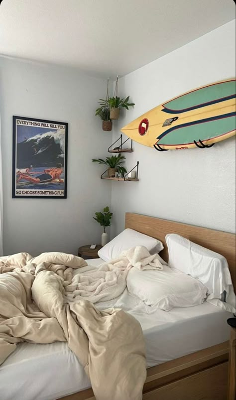 Surfer Room, Surf Room Decor, Beachy Minimalist, Beach House Room, Beach Room Decor, Surf Room, Beachy Room Decor, Summer Room, Beachy Room