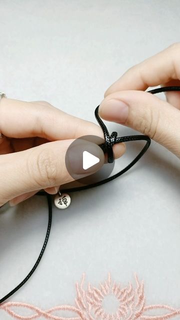 Easy Making - How to make adjustable bracelet with one string?  #diy #diycrafts #diyjewelry #diybracelet #bracelet #string #howto #howtom... | Instagram Waxed Bracelet Diy, Knots For Bracelets Adjustable, How To Make A Friendship Bracelet Adjustable, Bracelet Clasps Diy, How To Make A Knot On A Bracelet, How To Make Bracelets Adjustable, Adjustable Bracelet Tutorial, How To Make A Adjustable Bracelet, How To Tie An Adjustable Knot Bracelets