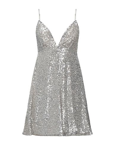 JIJIL - Silver Women‘s Short Dress for you at $ 71.00. Order on YOOX and get the best of fashion and design. ✓ Fast shipping & Easy returns Silver Sparkly Dress, Tvd Dr, Sequinned Dress, Sparkly Outfits, Glittery Dress, Black And Silver Dress, Silver Sequin Dress, Womens Short Dress, Metallic Mini Dresses