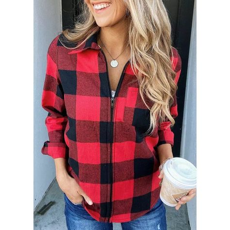 7949e456002b28988d38185bd30e77fddesc49446957ri Boyfriend Shirts, Casual Pieces, Red Buffalo Check, Fall Flannel, Red Plaid Flannel, Trendy Fall Outfits, Long Sleeve Flannel, Weekend Wardrobe, Classic Casual