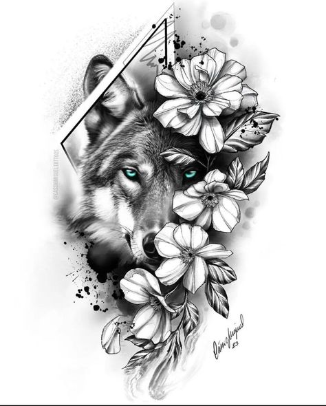 Sketches Wolf, Wolf Tattoos For Women, Side Hip Tattoos, Tier Tattoo, Wolf Tattoo Sleeve, Small Girly Tattoos, Cool Wrist Tattoos, Clever Tattoos, Wolf Tattoo Design