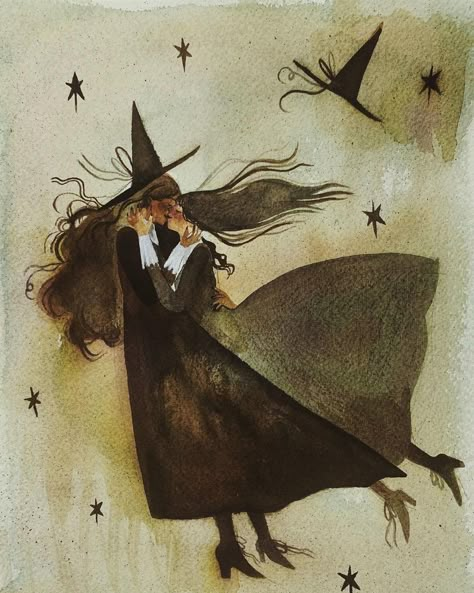 Vintage Witch Art, 동화 삽화, Vintage Witch, Witch Art, A Witch, Illustration Character Design, Halloween Art, My Last, Dark Art