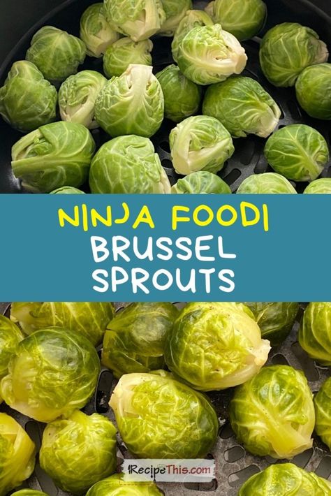 Ninja Foodi Brussel Sprouts. Let me show you how to cook brussel sprouts in a Ninja Foodi. These sprouts are well seasoned, you can serve with or without bacon, are perfectly crispy and so addictive you will want a second helping. Ninja Foodi Brussel Sprout Recipes, Cook Brussel Sprouts, Steamed Brussel Sprouts, Freezing Brussel Sprouts, Best Instapot Recipes, Metabolic Diet Recipes, Cooking Brussel Sprouts, Steamed Carrots, Pressure Cooking Recipes