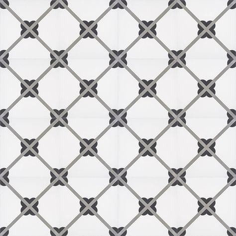 Lattice Encaustic Tile - Rever Tiles | Vibrant, Beautiful & Timeless Restaurant Tiles, Floor Pattern Design, French Tile, Flower Stencil Patterns, Art Deco Floor, Honeycomb Tile, Kitchen Window Design, Tile Painting, Indochine Style