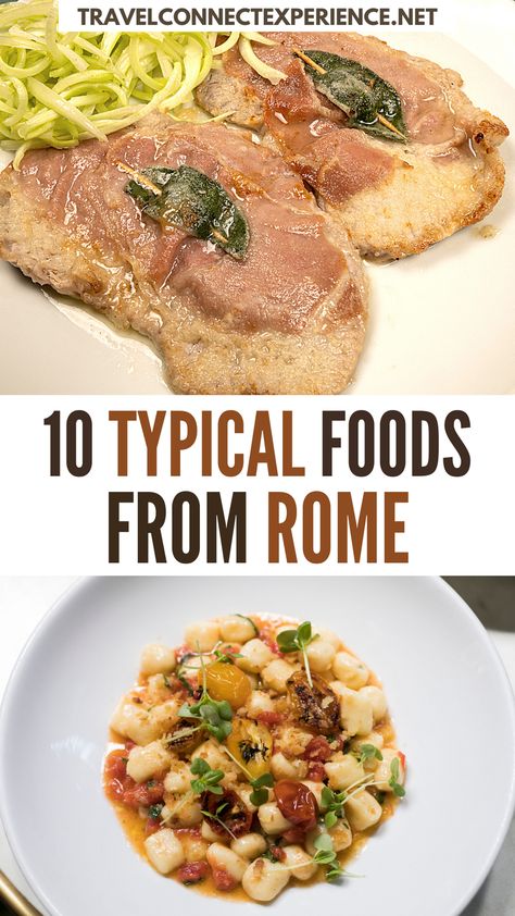 Heading to Rome, Italy, on your next trip? Don't forget to taste some of the local specialties like suppì, carciofo alla romana, carbonara, and many others that you've never heard about! Foods to try in Rome | Rome delicacies | Rome street food | Foods from Rome | Rome food guide | Rome for foodies | Best pasta in Rome | What to eat in Rome What To Eat In Rome, Rome Italy Food, Rome Pasta, Best Food In Rome, Romans Pizza, Rome Food, Vacation 2024, Foods To Try, Europe 2024