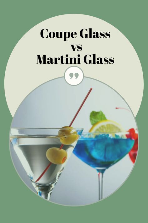 Wondering what the difference is between a coupe glass vs. a martini glass? Here is some clarity on these cocktail glasses and a few options for purchasing each of them. Coup Glasses Cocktails, American Bars, Nick And Nora, Martini Glasses, Cocktail Glasses, Cocktail Glass, Classic Cocktails, Drinking Glass, Body Heat