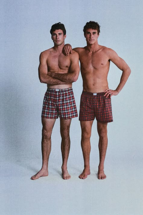 Men In Boxers, Things To Do With Boys, Men Boxers, Fashion Landscape, Navy Blue Sweater, Ideal Man, Plaid Vest, Human Poses Reference, Human Poses