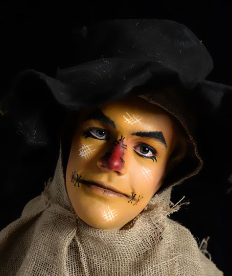 Wizard of Oz Scarecrow Scarecrow Wizard Of Oz Makeup, Tinman Makeup Wizard Of Oz, Tin Man Makeup Wizard Of Oz, Scarecrow From Wizard Of Oz, Scarecrow Oz, The Wizard Of Oz Scarecrow, Wizard Of Oz Scarecrow, Musical Makeup, Oz Scarecrow