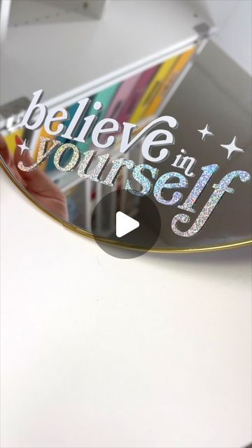 Perla Martinez on Instagram: "Transform your mirror into a daily dose of inspiration with adhesive vinyl and your Cricut machine! Personalize it with your favorite motivational quote ✨   Supplies ✂️ - Mirror - White and Holographic Adhesive Vinyl (use the colors you would like) - Transfer Tape - Cricut Explore 3  - CDS Image Number: #M4C0CC253 • • • #cricut #vinyl #adhesivevinyl #cricutmade #cricutprojects #cricutinspo #cricutcrafts #cricutcreations #cricutexploreair2 #cricutexploreair #diy #diyproject #diyprojects #craftersofig #crafts #motivational #aesthetic #diyholic" Cricut Videos, Motivational Aesthetic, Cricut Explore 3, Mirror Video, Maker Ideas, Cricut Explore Air 2, Cricut Explore Air, Cricut Machine, Cricut Creations