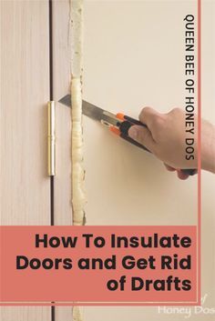 Insulate Attic Door, Spray Insulation Diy, Insulation Ideas Cheap, Cheap Insulation Ideas Diy, Weatherproofing Doors, Cheap Insulation, Insulation Ideas, Diy Insulation, Easy Home Improvement Projects