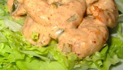 Arthur Treacher's Remoulade Sauce Recipe Remolaude Sauce, Crab Louie Salad Recipe, Louie Salad Recipe, Po Boy Sandwich Recipe, Shrimp Remoulade, Homemade Sauce Recipes, Cajun Dishes, Remoulade Sauce, Condiment Recipes