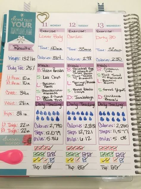 Fitness Tracking with the Erin Condren Life Planner + GIVEAWAY! Training Journal, Track Training, To Do Planner, Fitness Tracking, Wellness Journal, Bullet Planner, Fitness Ideas, Planner Tips, Agenda Planner