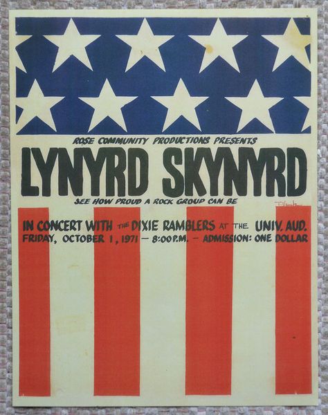 Lynard Skynard Posters, Lynyrd Skynyrd Poster, Lynyrd Skynyrd Logo, Black Sabbath Concert, Concert Flyers, Lynyrd Skynyrd Band, Rock Poster Art, Poster Inspiration, Music Flyer