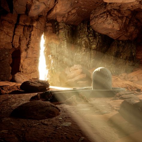 Cave Environment, Unreal Engine Art, Unreal Engine Environment, Biblical Stories, Desert Environment, V Games, Game Environment, Cave Game, Cave In