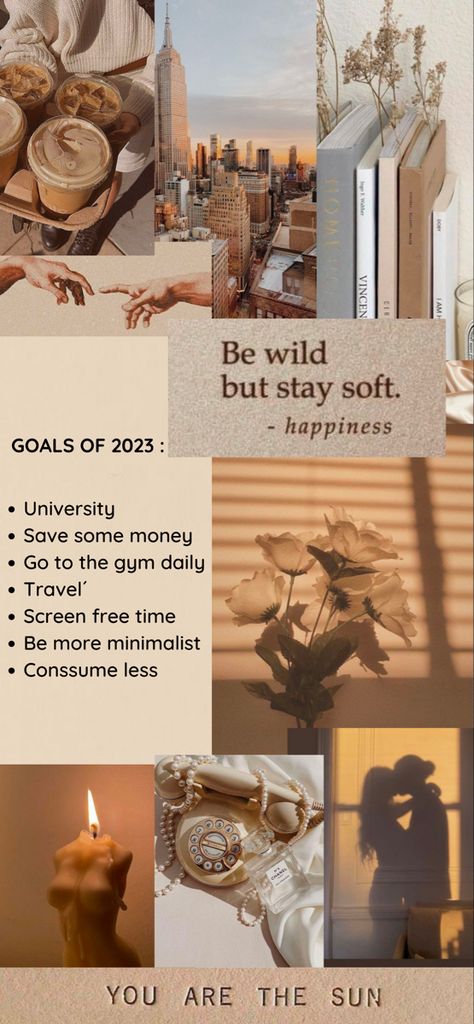 Goals 2023, Aesthetics Wallpaper, You Are The Sun, Screen Free, New 2023, Wallpaper Wallpaper, Free Time, Going To The Gym, Wallpaper Aesthetic