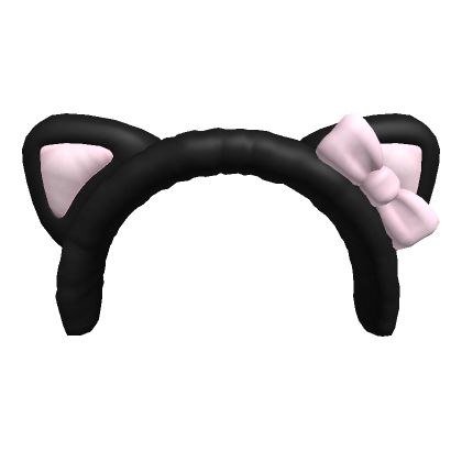 Roblox Kitty Headband, Black Kawaii, Kawaii Kitty, Create An Avatar, Clothes Accessories, Avatar, Kitty, Hats, Hair