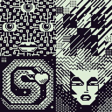 Pixel Art Ideas Pixel Art Monochrome, 1bit Pixel Art, Japanese Pixel Art, 1 Bit Pixel Art, Pixel Art Black And White, Black And White Pixel Art, Pcb Art, Pixel Life, Retro Games Poster