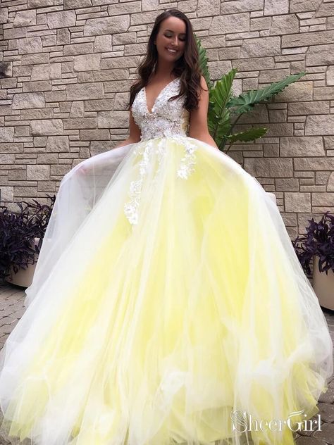 Turquoise Lace Applique Ball Gown Long Ball Gowns Quinceanera Dress AP – SheerGirl Turquoise Lace, Dress With Flowers, Prom Dresses Yellow, Dresses Quinceanera, Quinceanera Dress, Prom Dresses For Teens, Gowns Prom, Beautiful Prom Dresses, Ball Gowns Prom