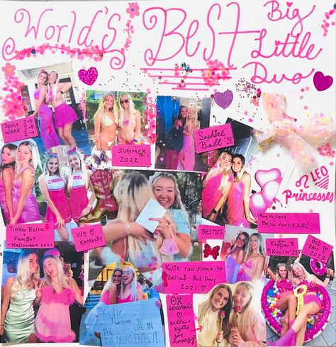 Sorority Scrapbook Ideas, Preppy Scrapbook, Sorority Scrapbook, College Scrapbook, College Memories, Scrapbook Inspo, Preppy College, Sorority Big Little, School Scrapbook