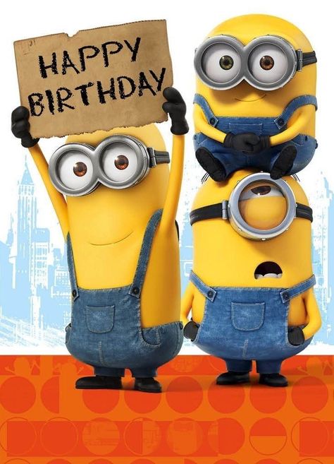 Minion Tattoo, Minion Birthday Invitations, Minion Birthday Cake, Minion Characters, Boys 1st Birthday Cake, Happy Birthday Minions, Movie Merchandise, Funny Happy Birthday Wishes, Minion Movie