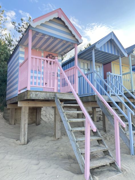 Beach Hut Shed, Wells Next The Sea, Norfolk Beach, Sun Tent, Sargasso Sea, Tiny Beach House, Beach Shacks, Wind Break, Beach Cars