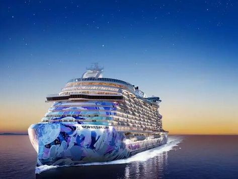 NCL Reveals Its Newest Ship… And It Is Stunning - NewsBreak Unnatural Hair Color, Pregnant Mother, Norwegian Cruise Line, Norwegian Cruise, Cruise Tips, Cruise Line, Looking For Love, Anaheim, Snorkeling