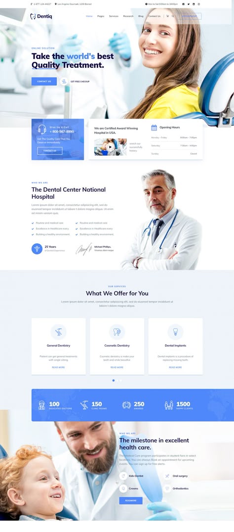 Dental Landing Page, Telemedicine Website Design, Dentist Landing Page, Dental Website Design Inspiration, Dentist Website Design Inspiration, Website Theme Ideas, Dental Clinic Website Design, Dentist Website Design, Clinic Website Design