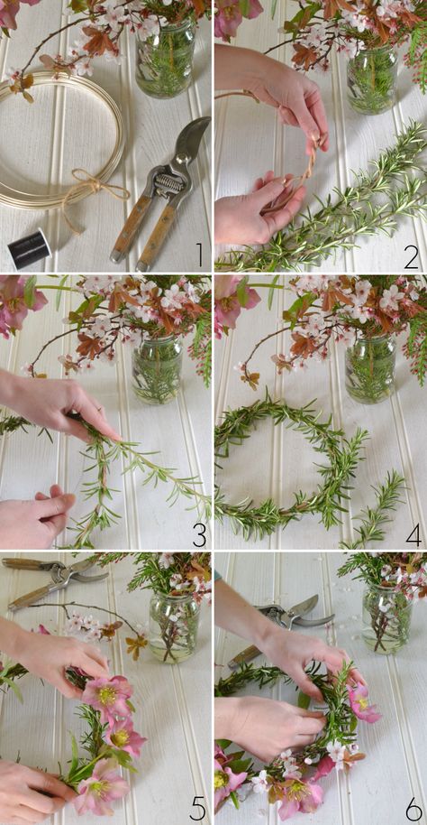 Wreath Crown, Crown Diy, Diy Frühling, Traditional Flower, Diy Flower Crown, Diy Flores, Flower Wreaths, Diy Crown, Spring Nail Colors