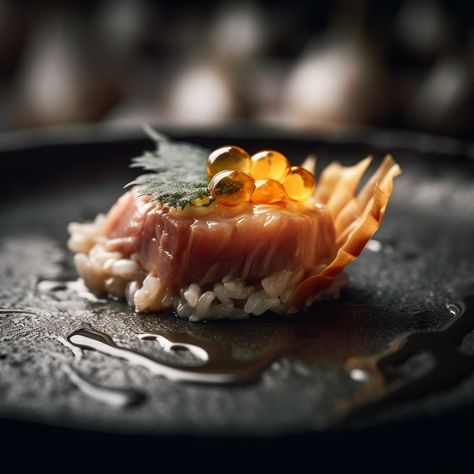 Omakase Food Photography, Japanese Michelin Star Food, Omakase Photography, Japanese Beverages, Omakase Restaurant, Sushi Photography, Fish Factory, Japanese Food Photography, Michelin Food