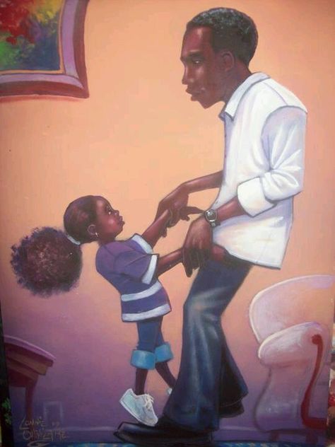 Dance with my Father Father Daughter Pictures Art, Father And Daughter Art Painting, Painting Of Father And Daughter, Dance With My Father Again, Father And Daughter Dancing, Dance With My Father, A Frog, My Father, Black Art