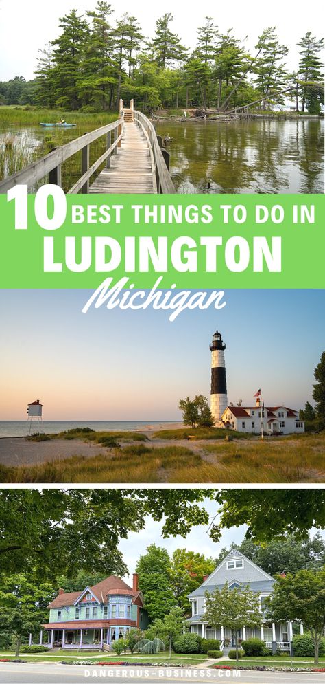 The ultimate guide to visiting Ludington, Michigan for a weekend. Things To Do In Ludington Michigan, Ludington Michigan Things To Do In, Luddington Michigan, Lake Michigan Circle Tour, Fall Weekend Getaway, Okemos Michigan, Michigan Travel Destinations, Ludington Michigan, Travel Michigan